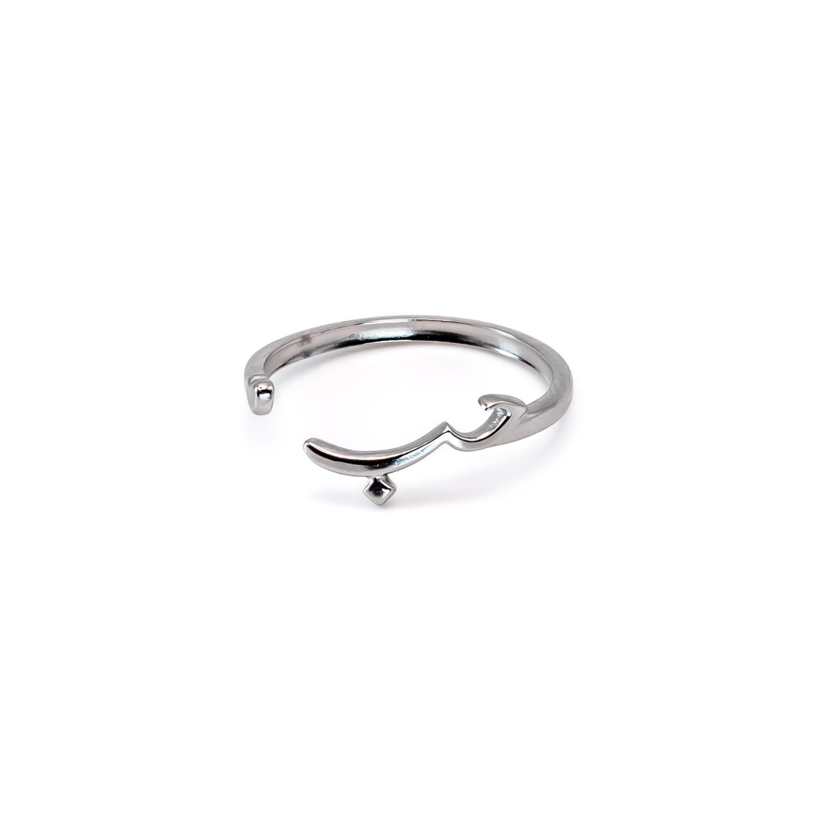 Love Adjustable Ring in Silver